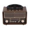 Retro Vintage Radio Portable AM FM SW Radio Bluetooth 5.4 1200mAh Battery with Antenna Type C AUX USB Port