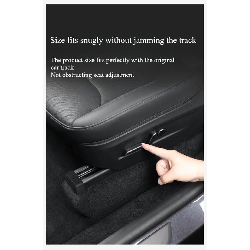 Seat Rail Protection Cover for Tesla Model 3 Y Juniper 2025 Pulley Anti Kick Plug Anti-collision New Model3 Highland Accessories
