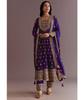 Женский дизайнерский шалиновый шелковый вышитый salwar-костюм Индийский Болливуд Вечерний Salwar Kameez