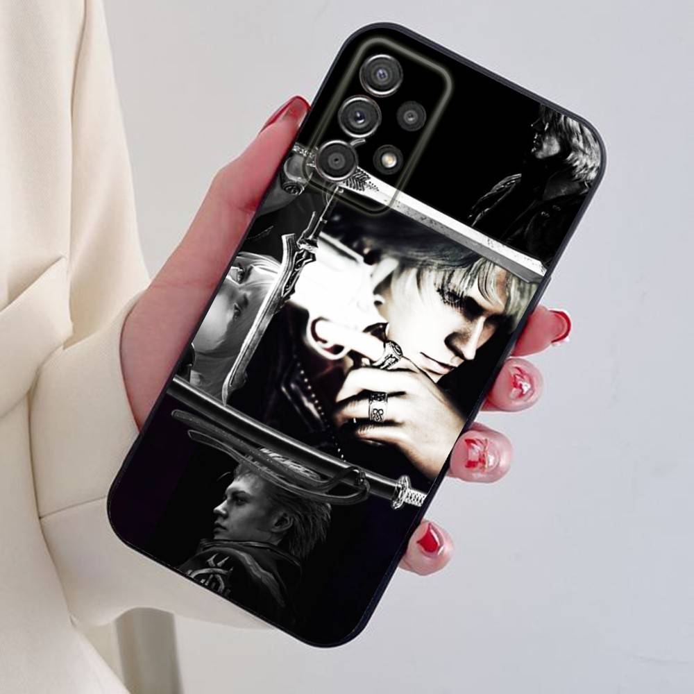 Чехол для телефона Dante D-Devil M-May Cry D-DMC2 для Samsung S24,21,22,23,30,Ultra,20,Plus,Note,10,9, Черный мягкий силиконовый чехол