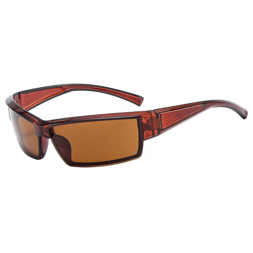 New Y2K Future Technology Sunglasses Cool Punk Style Hip Hop Glasses Men's Women's Personalized Concave Shaped