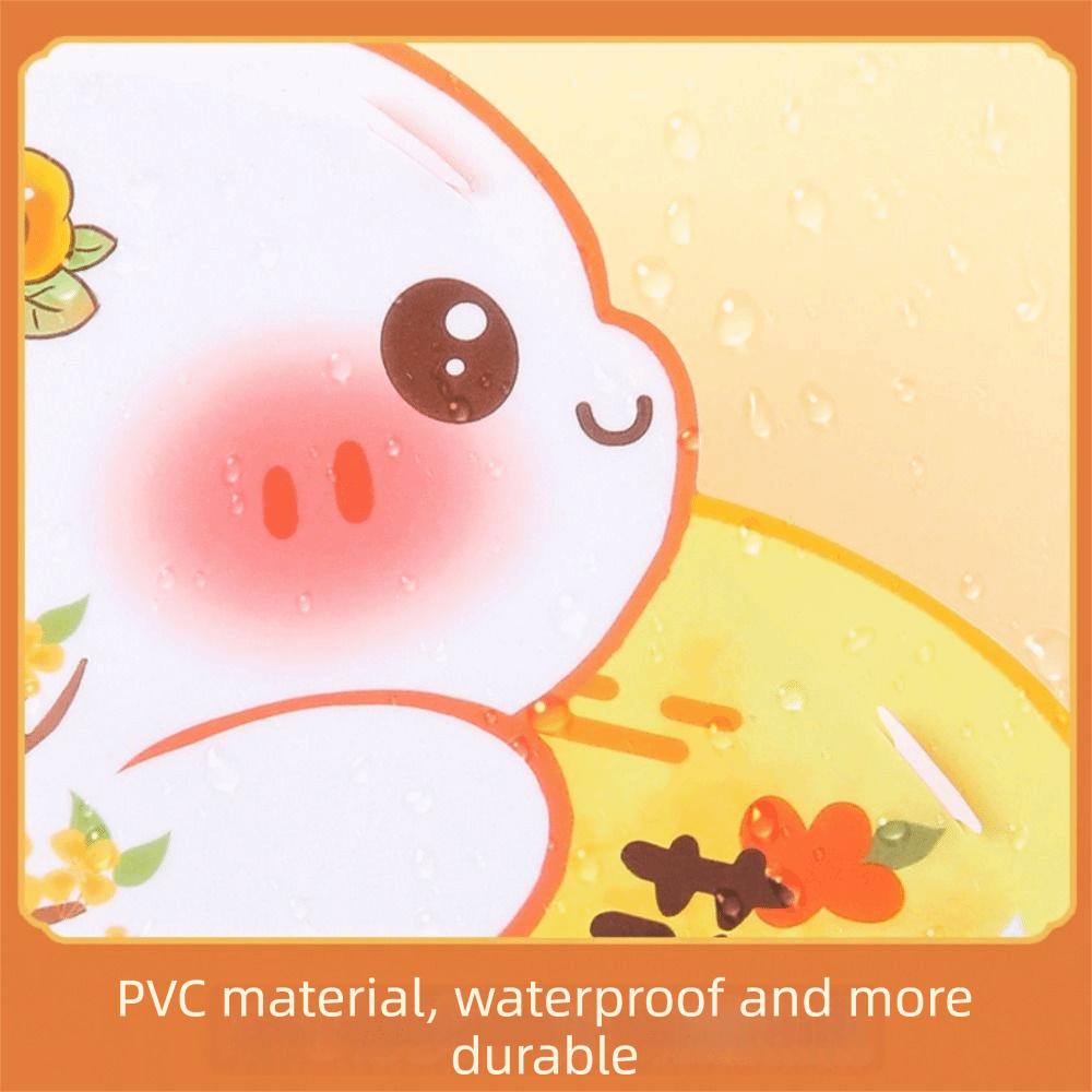 Portable PVC Mid-Autumn Festival Lantern Moon Cartoon Rabbit Lanterns Handmade Luminous Lantern DIY Material Package Kids 5