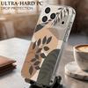 Чехол в стиле абстрактной геометрии для iPhone 17 Pro Max iPhone 16 15 14 13 Pro Max 11 16e 17e Прозрачный ТПУ Силиконовый Ударопрочный Мягкий Чехол