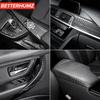Для BMW F30 F34 F32 Серии 3 4 Крышка ручки двери центральной консоли из АБС-пластика с отделкой из углеродного волокна Наклейки Аксессуары для комплекта декора салона автомобиля