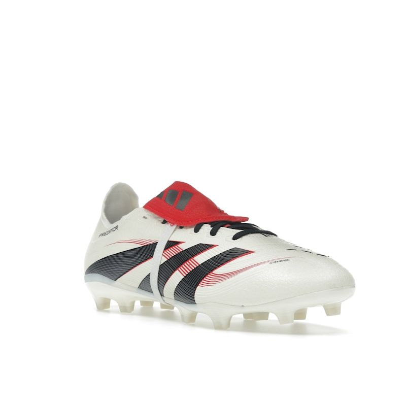 Adidas Кроссовки Predator League Foldover Tongue FG MG Goal Hunter Pack Unisex, кремовые, с оттенком белого, с черным JP5737