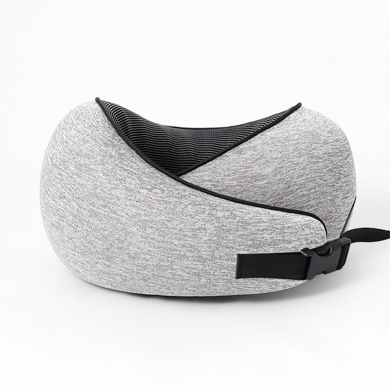 Memory Foam U-shaped Pillow Portable Travel Neck Pillow Car and Airplane Head Support Pillow Office Lunch Break Pillow
