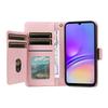 For Samsung Galaxy A06 5G Case with Multi-Card Holder and Strap PU Leather Phone Cover Stand