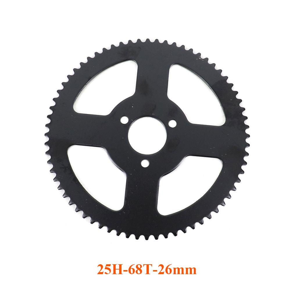 25H Chain 68T Tooth 26mm/29mm/35mm Rear Gear Sprocket Plate For 47cc 49cc Mini Moto ATV Quad Dirt Pit Pocket Bike Scooter Parts