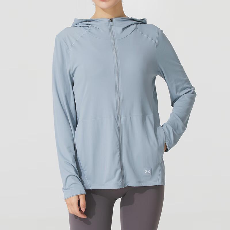 Under Armour Женская дышащая куртка с капюшоном на молнии для тренировок на открытом воздухе 1390060-465