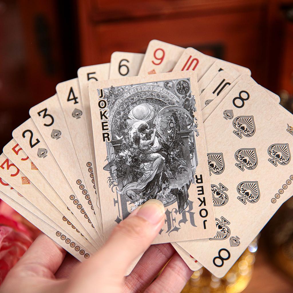 55 листов Серия Молитва Богу Покерные карты Прочные Игровые Карты Реквизит Сбор Друзей Фестивальные Подарки Декоративные Карты для Дневника Скрапбукинга