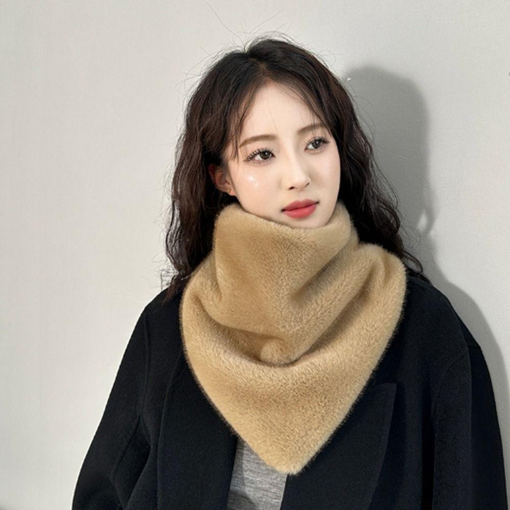 Long Wrap Faux Fur Scarf Soft Plush Faux Fur Neck Scarf New Neck Warmer Women
