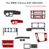 Carbon Fiber Dashboard Console Switch Trim for BMW E46 1998-2006 - 3 Colors