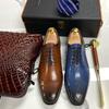 High Quality Banquet Shoes Korean Version Engraved Leather Shoes Men'S Business Dress First Layer Cowhide Oxford Men'S Shoes