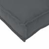 Pallet Cushion Set 2 pcs Anthracite 200 x 40 x 8 cm Oxford Fabric