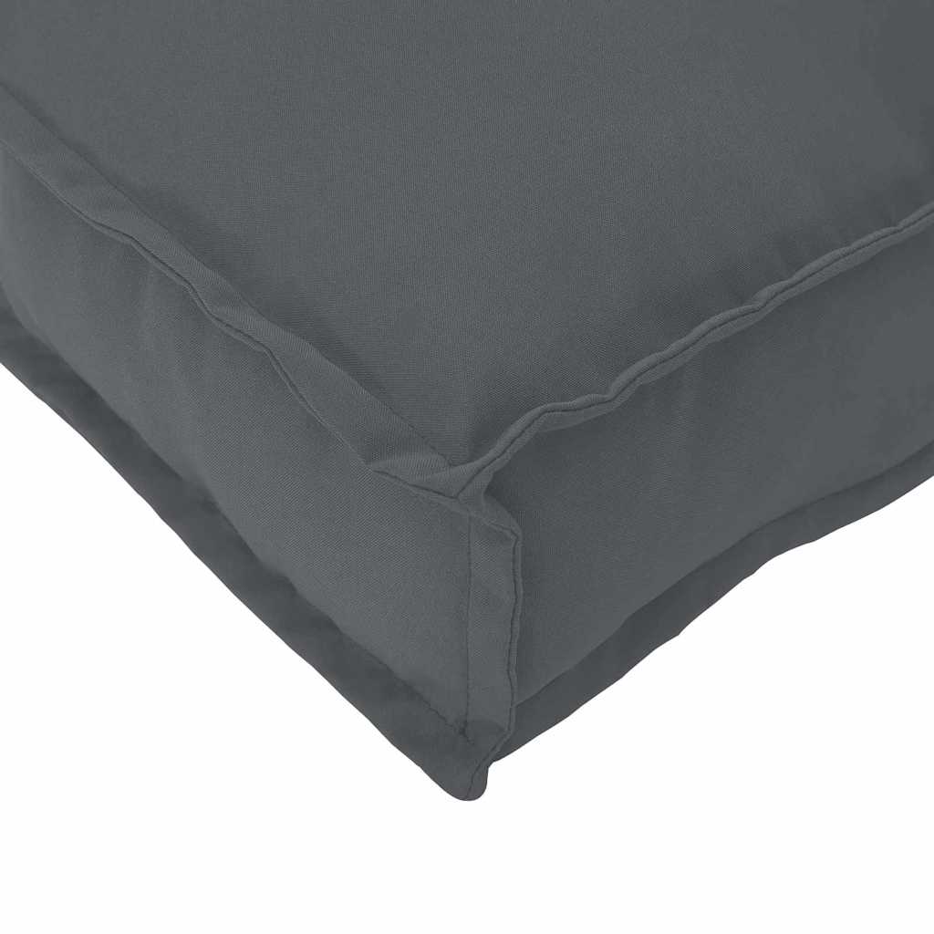Pallet Cushion Set 2 pcs Anthracite 200 x 40 x 8 cm Oxford Fabric