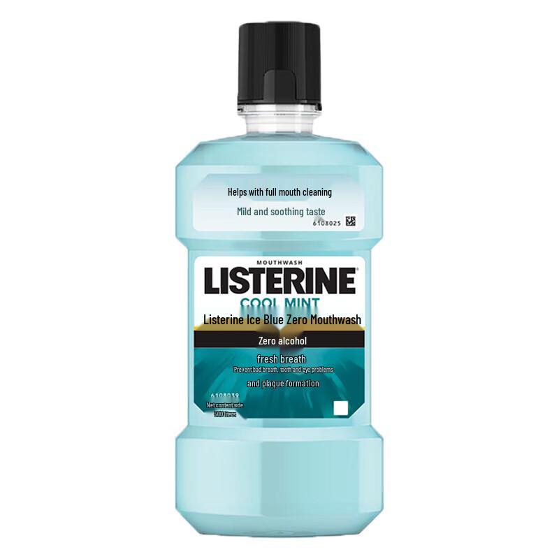 Listerine Освежающий мятный ополаскиватель для рта без спирта