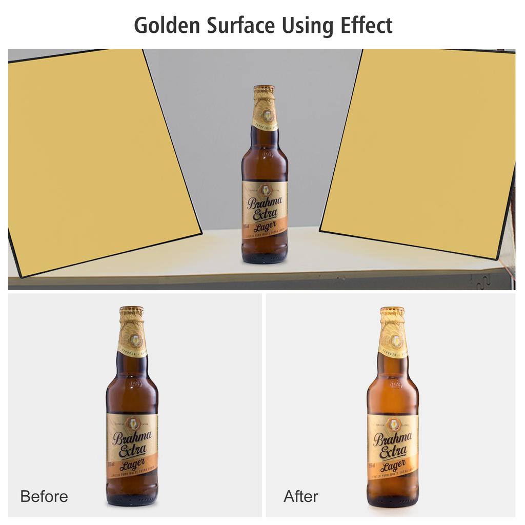 3-в-1 Картон для фотографий Картон Складной отражатель для фотографий Доска рассеивателя (черный + белый)