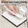 Cleaning Brush with Comfortable Grip Folding Design Removable Rag 3 In 1 Board Gap Brush Corner Scrubbing Brush