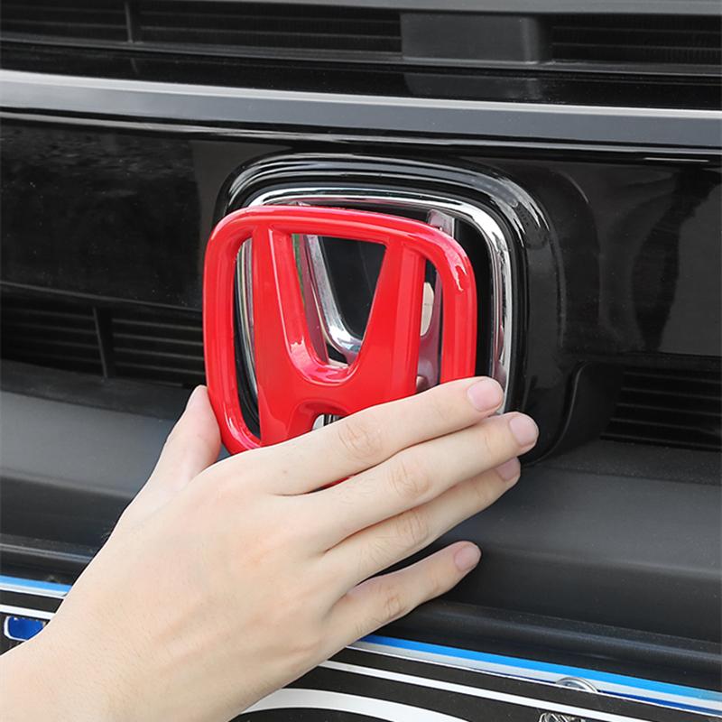 Sticker Auto Hood Grille Emblem 1 pc for Honda Civic Accord Car Front Rear Badge styling auto accessaries decoration