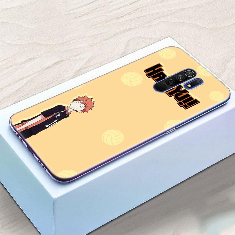 Силиконовый чехол Haikyuu Hinata Attacks с аниме для Xiaomi Redmi Note 10 9 Pro Max 10S 9S 8T 8 8A 9 9A 9C 9T K40 Pro 5G