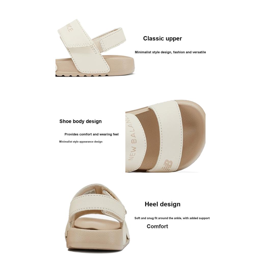 New Balance Nb Nclay Comfortable Versatile Casual Sandals Kids Sandals Off-White YTNCLAYD