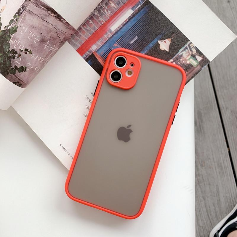 Applicable To Apple 15 16 Skin-feeling Eye Protection Contrast Color Shell IPhone 14 Semen Hole Phantom Camera Full-inclusive Mobile Phone Case