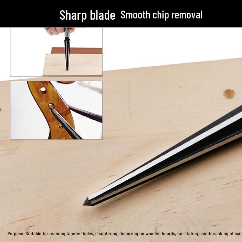 Коническая развертка для деревообработки, 1/8-1/2" (3-13mm), Снятие фаски с деревянных досок, вместимость 5-16 мм