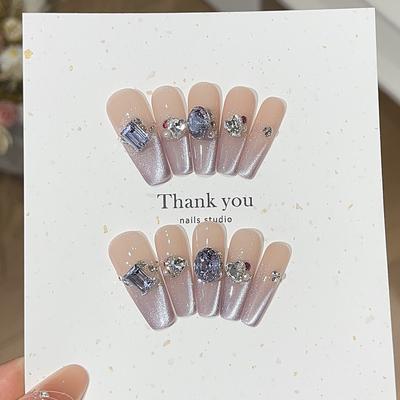 Атмосфера богатая и благородная, туманный фиолетовый градиент бокового света кошачьи глаза изящная броня K9 Pile Drill Wear