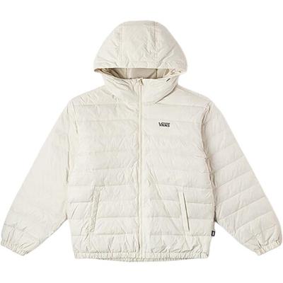 Vans Пуховик с капюшоном и молнией, однотонный, с длинным рукавом, унисекс, куртки, овсянка VN000P2P2N1