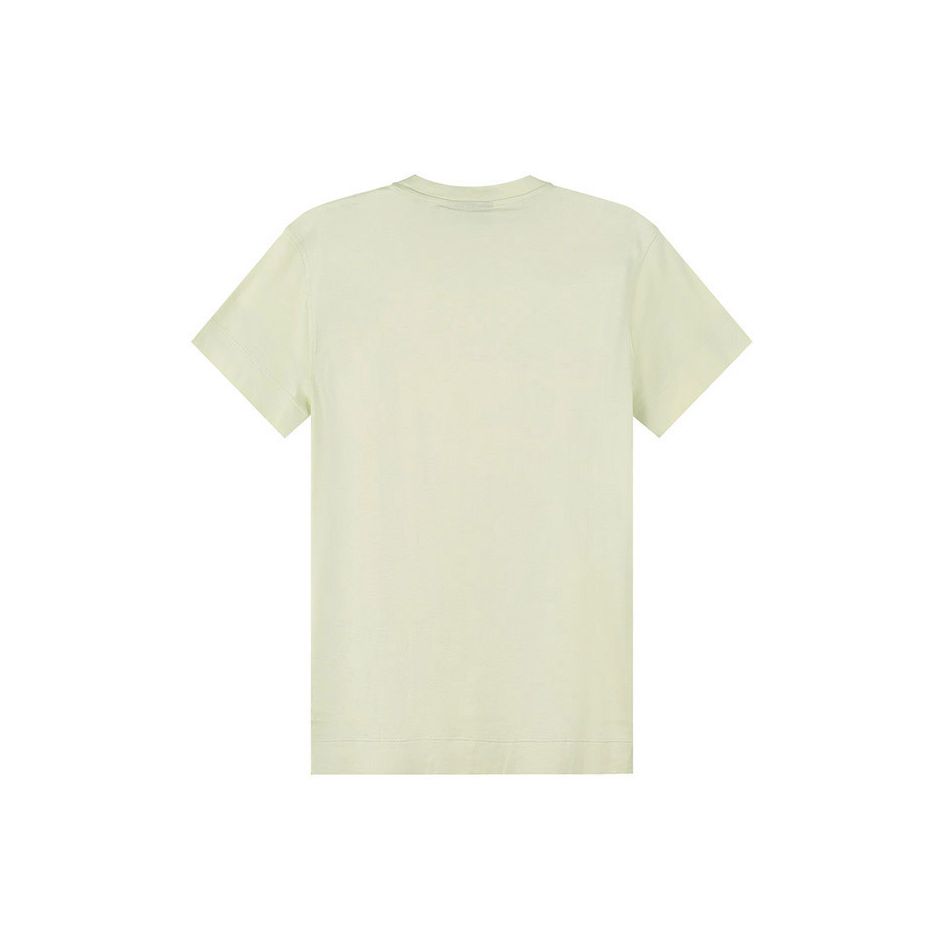 Emporio Armani Мужская футболка с коротким рукавом и вышитым логотипом SS23, круглый вырез, светло-зеленая 3R1TV4-1JUVZ-0594