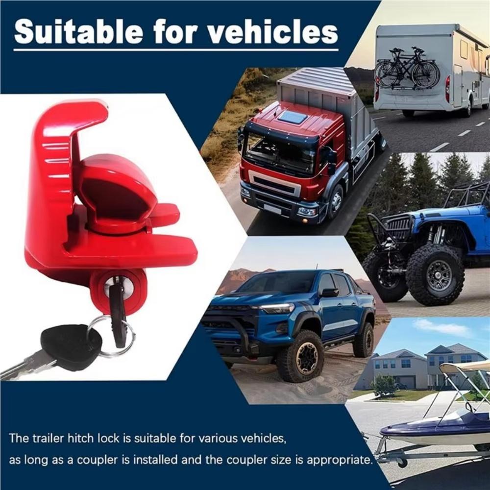 Trailer Hitch Anti-theft Lock Car Yacht Marine Towing Accessories Trailer Connection Assembly Security Anti-theft Lock Device