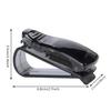 2PCS S-shaped Car Glasses Clip Creative Multi Functional Glasses Frame Car Glasses Clip Ticket Clip Automotive Interior Supplies