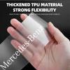 CSC1 4pcs Car Door Sill Protector Stickers Transparent Decor Decal Threshold Strip for Mercedes Benz W211 W204 W210 W203 CLA GLA
