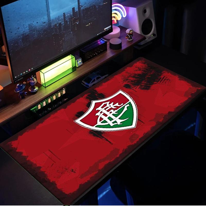 Fluminense Fc Crest mouse pad, rubber base, esports desk mat, mouse pad for gamers and office use, gaming desk , easy to clean mat
