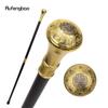 Gold Black Luxury G Medieval Art Freemasonry Freemasons Walking Cane Fashion Walking Stick Crosier Knob Walking Stick 93cm