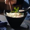 Креативная матовая керамическая японская миска для рамена с ручками - Большая коническая конструкция для лапши и супа