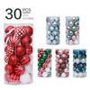 Assorted Color Christmas Ornaments 2026 New Year Special-shaped Painted Christmas Ball Set Christmas Tree Pendant
