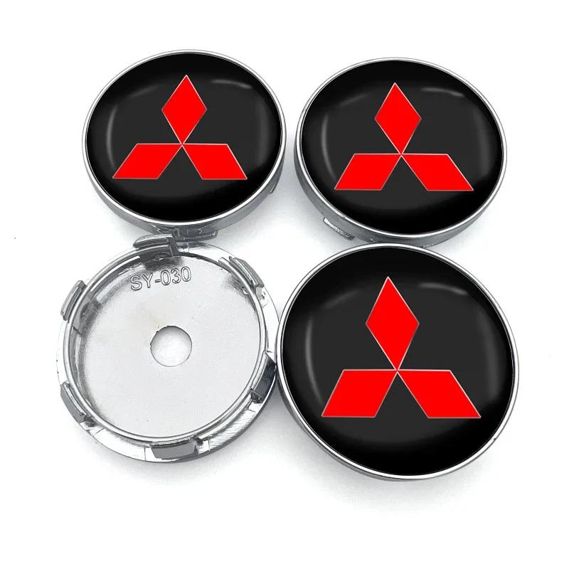 Car Wheel Center Hub Cap Car Rims Dust-proof Cover Hubcaps Auto Accessories for Mitsubishi L200 EVO Lancer EX ASX Lancer Pajero