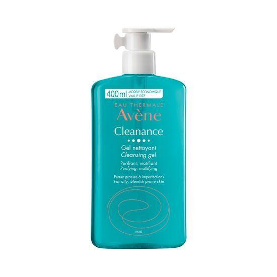 Avene Cleanance Cleansing Gel 400ml *Sebum Removal *Slightly Acidic Cleanser