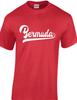 Bermuda Script Tail Country Pride Love Tee Shirt Triangle Island All Colors