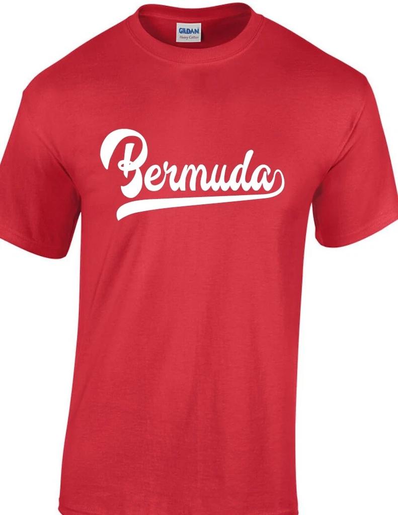Bermuda Script Tail Country Pride Love Tee Shirt Triangle Island All Colors