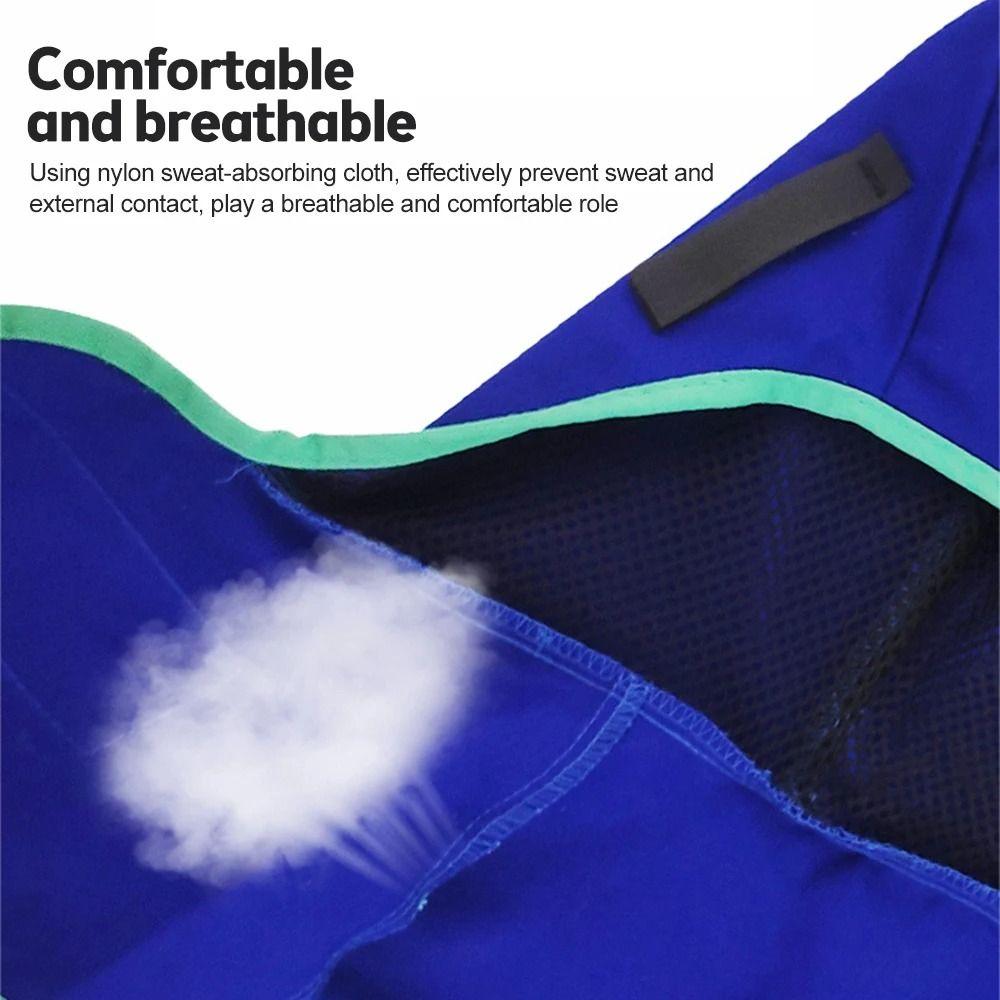 Breathable Full Protective Welding Helmet Washable Welding Hood Portable Flame Retardant Cap  Men