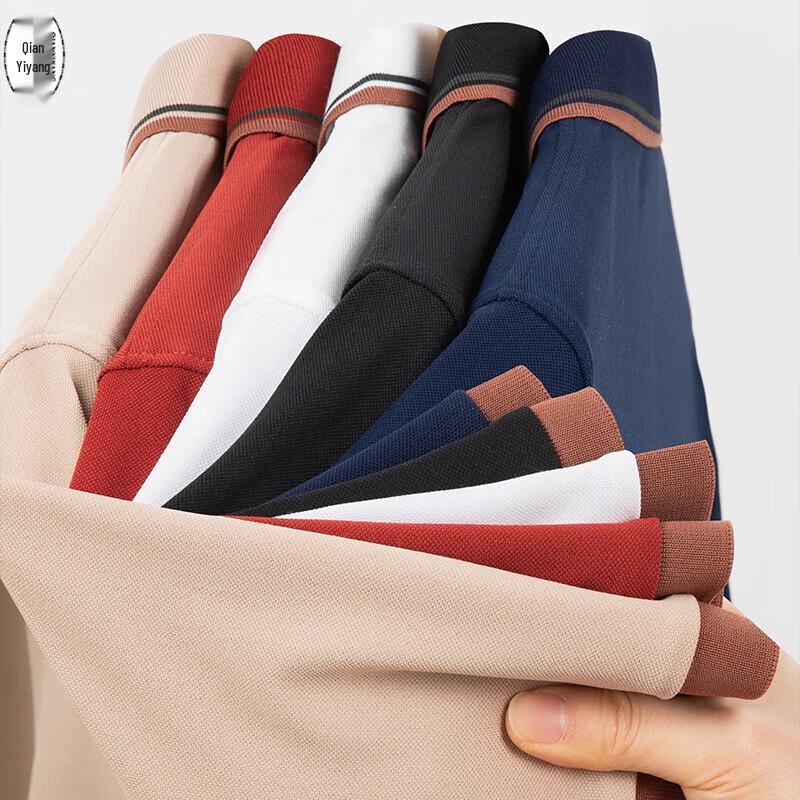 QIANYIYANG Short Sleeve Polo T-Shirt