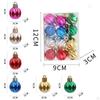 12 Pieces Christmas Ball Ornaments Tree Hanging Xmas Decor