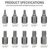 Screw Extractor Kit Alloy Steel Damaged Screw Removal Set Metal Easy Out Drill Bits Broken Bolt Stud Removal Accessory