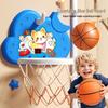 Детское бесшумное баскетбольное кольцо со счетчиком очков - Настенное крепление без сверления, комнатная игрушка