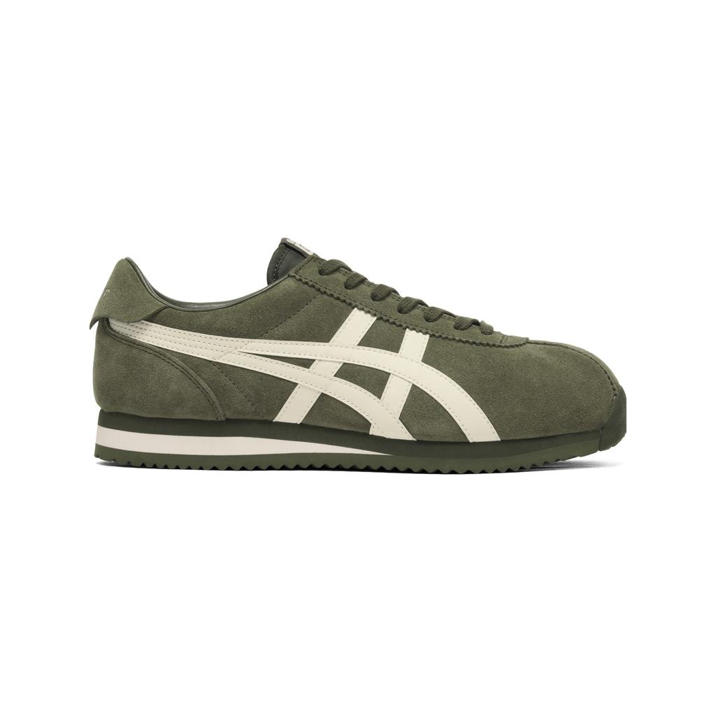 ONITSUKA TIGER Tiger Corsair Cow Split Leather Универсальные Удобные Низкие Повседневная Обувь Кроссовки Унисекс Зеленые 1183C555-300