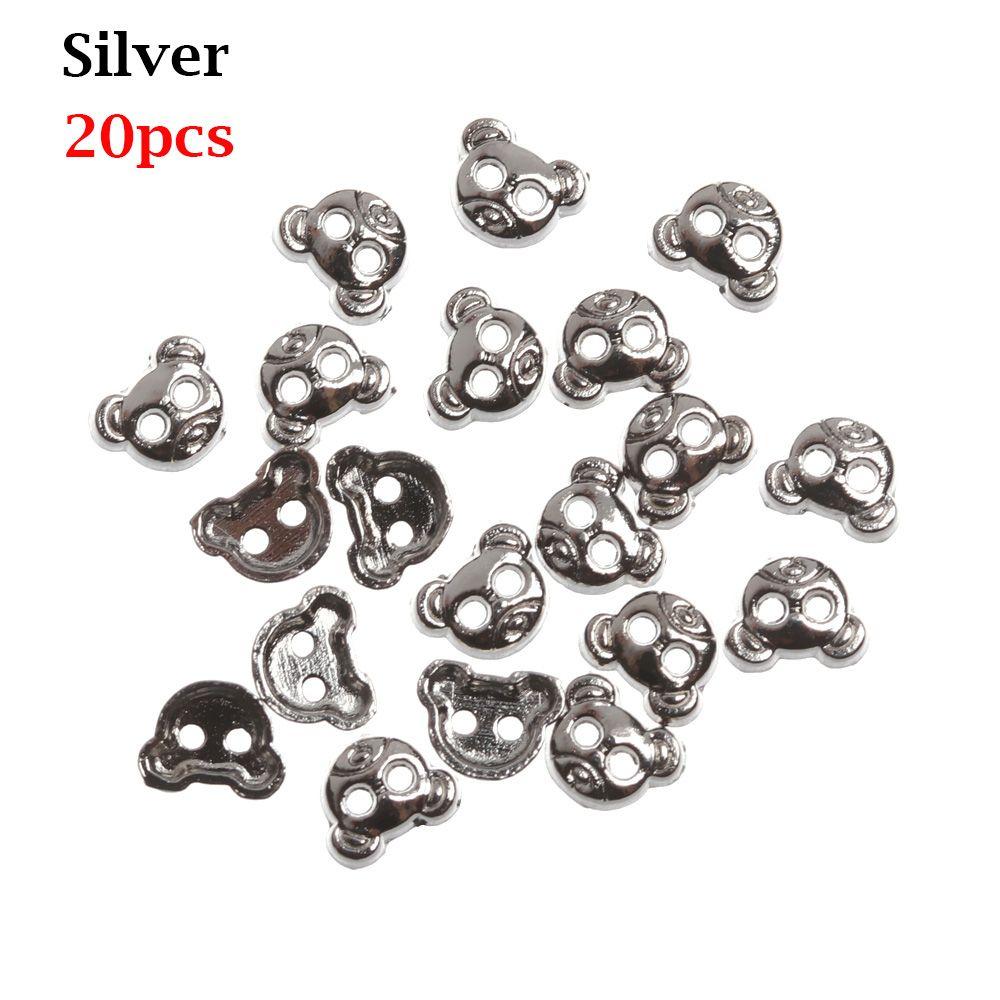 5 мм Craft Dollhoues Миниатюрная одежда Швейные пряжки Мини-пуговицы DIY Кукольная одежда Металлическая пряжка