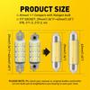 2/4Pcs C5W C10W LED Bulb Canbus 39mm 41mm 42mm LED Interior Reading Light Festoon Auto Dome License Plate Luggage Trunk Lamp
