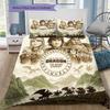 How Train Dragon Pattern Bedding Quilt Set Quilt Cover Pillowcase Home Birthday Gift(1 * duvet cover + 2 * pillowcase, without core)